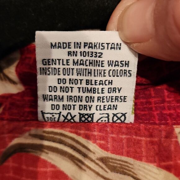 Island Shirtworks XL Hawaiian Button Up Top - Picture 6 of 7